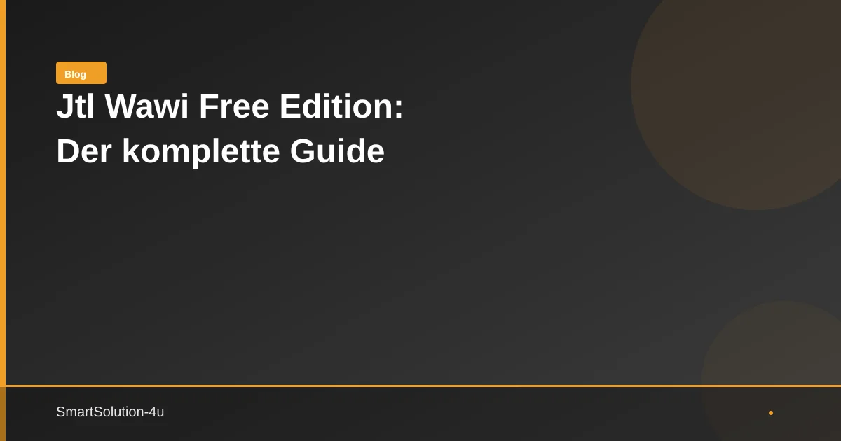 JTL WAWI Free Edition: Lagerverwaltung für Einzelhändler