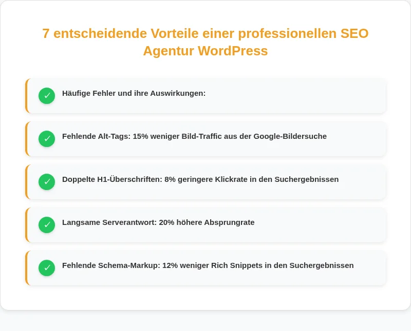 Infografik: So findest du die beste SEO Agentur WordPress: 10 Auswahlkriterien