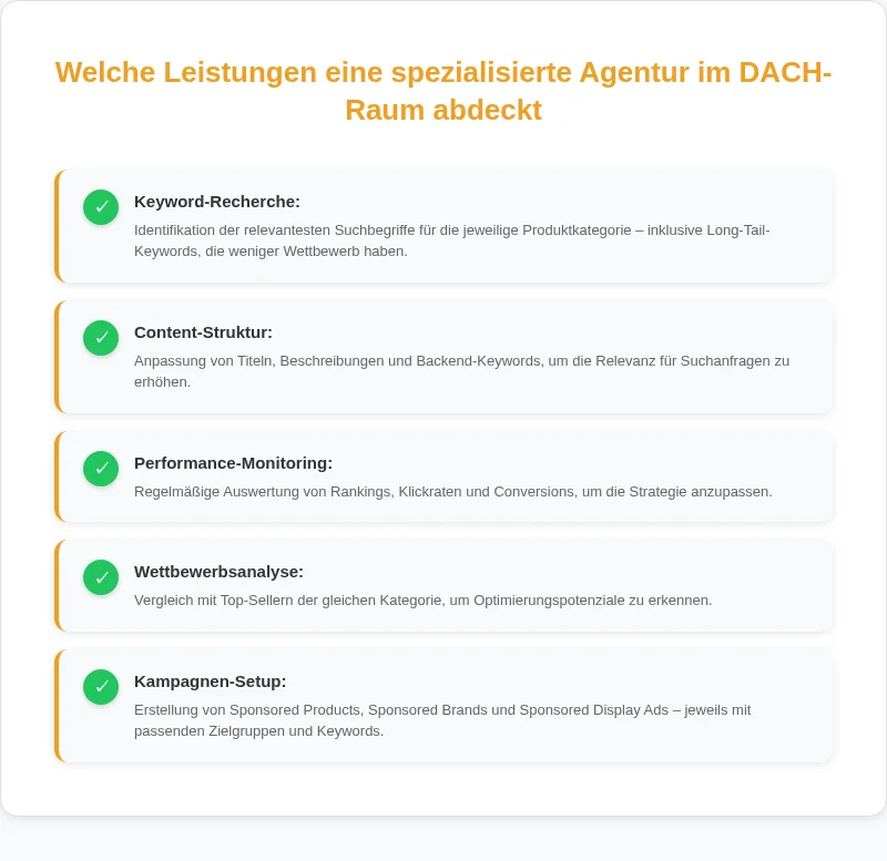 Infografik: Amazon-Agentur vs. interne Spezialisierung: Wann welcher Weg sinnvoll ist