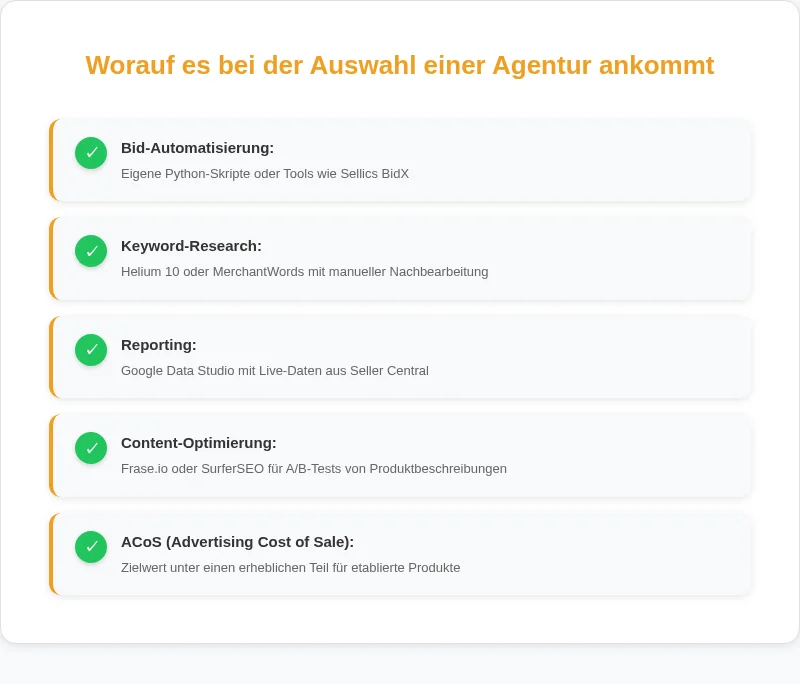 Infografik: So optimieren Sie Ihr Produktlisting in fünf Schritten mit Agentur-Support