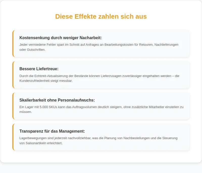 Infografik: Diese Effekte zahlen sich aus