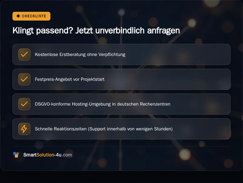 Infografik: Klingt passend? Jetzt unverbindlich anfragen