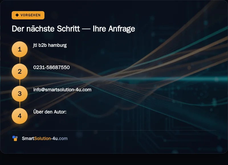 Infografik: Der nächste Schritt, Ihre Anfrage