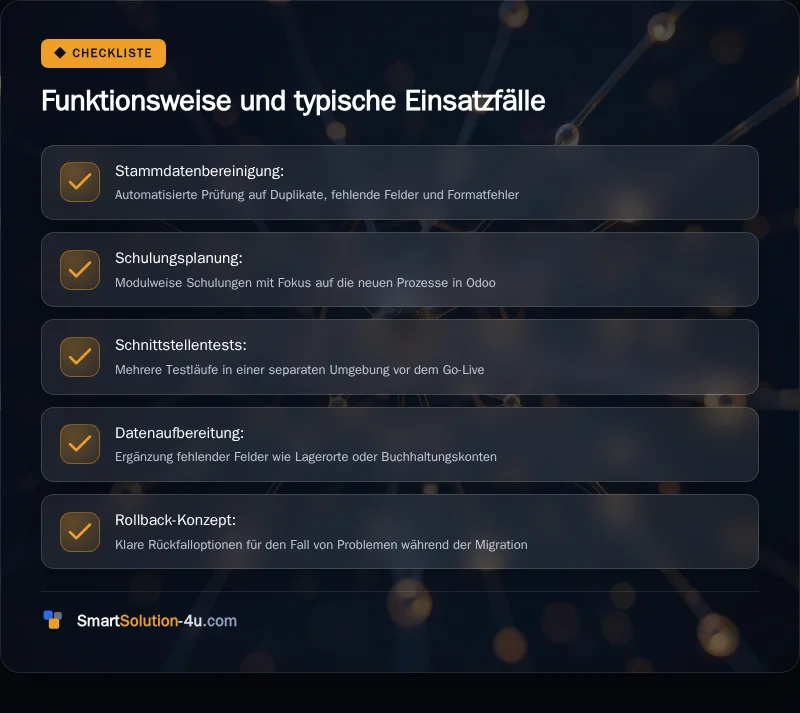 Infografik: Funktionsweise und typische Einsatzfälle