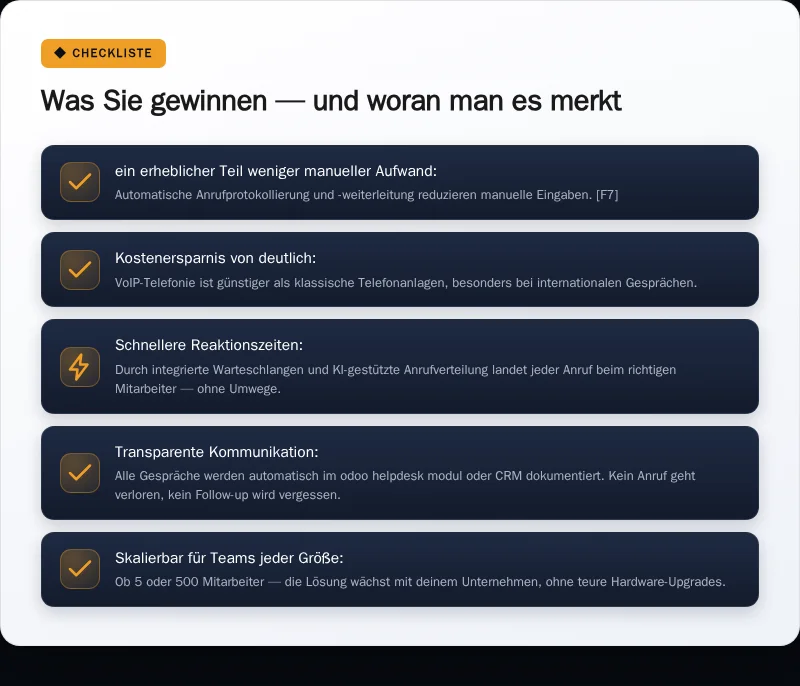 Infografik: Was Sie gewinnen, und woran man es merkt