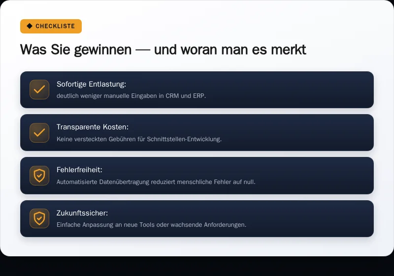 Infografik: Was Sie gewinnen, und woran man es merkt