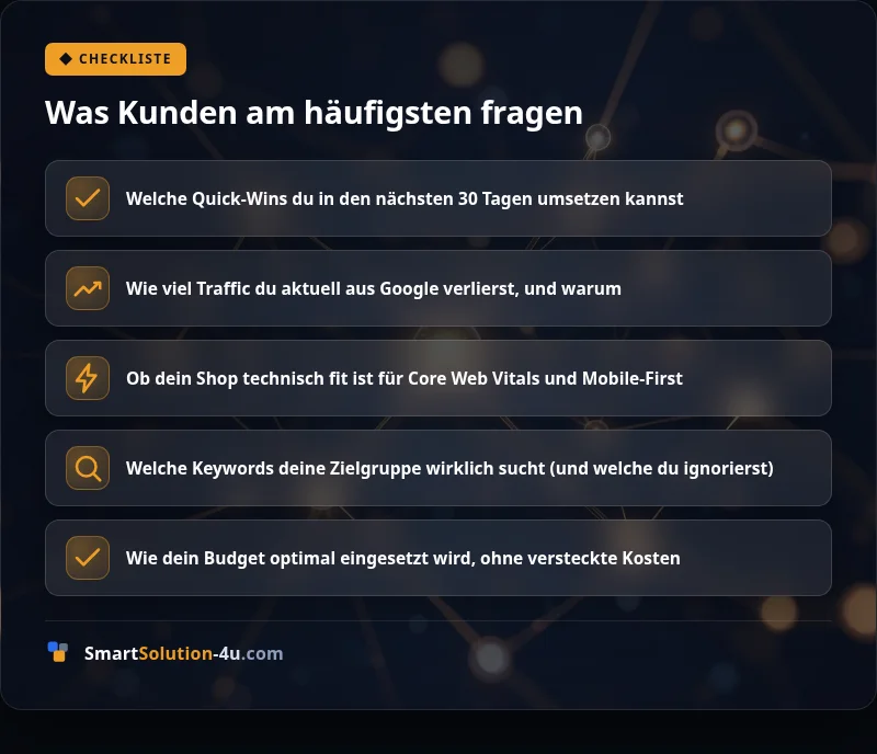 Infografik: Was Kunden am häufigsten fragen