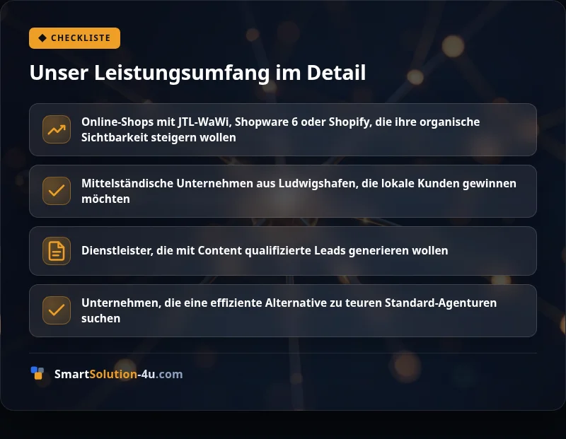 Infografik: Unser Leistungsumfang im Detail