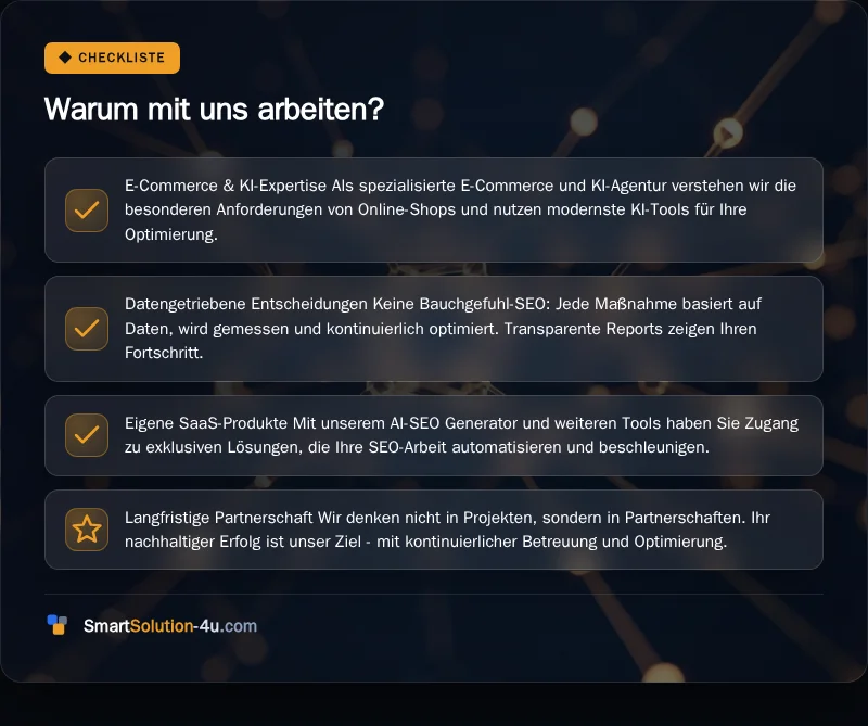 Infografik: Warum mit uns arbeiten?