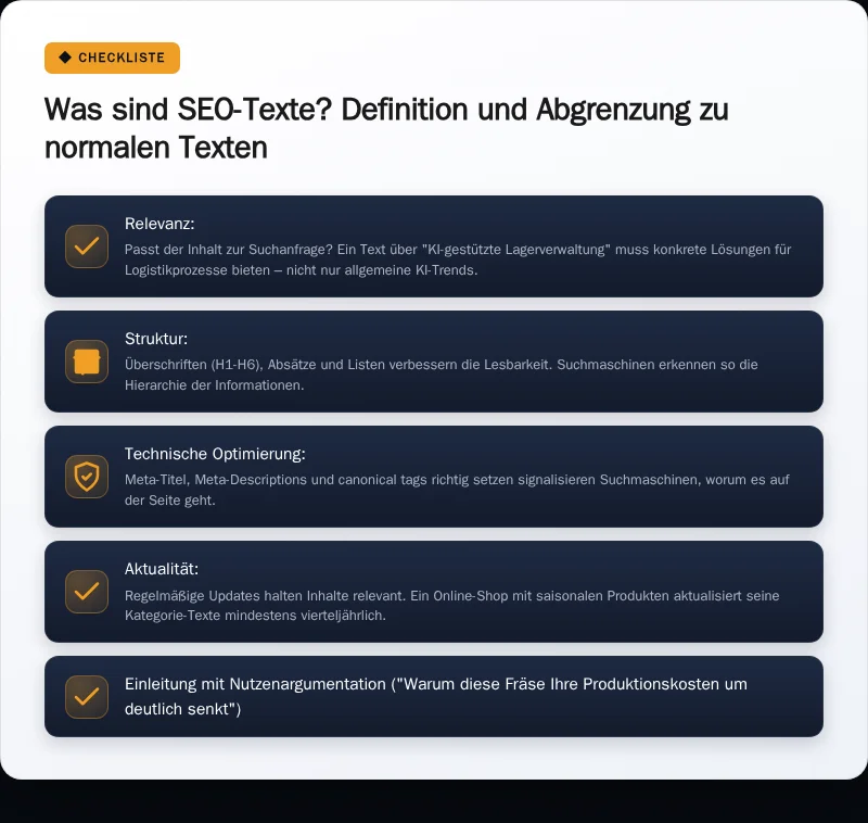 Infografik: 10 goldene Regeln: So schreiben Sie SEO-Texte, die Google liebt